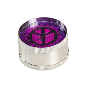 Dichavador de Metal Peace - Mix Roxo e Preto