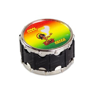 Dichavador De Metal Tambor Bob - Preto