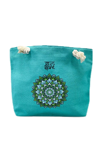 Bolsa De Praia Guru Spirit Mandalas - Turquesa