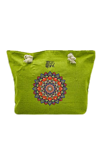 Bolsa De Praia Guru Spirit Mandalas - Verde