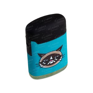 Isqueiro Maçarico Zengaz Gato De Óculos - Mix Azul e Preto