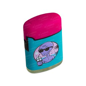 Isqueiro Maçarico Zengaz Alien Drink - Mix Azul e Rosa