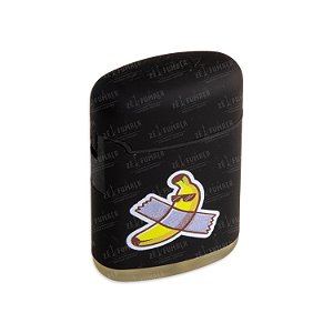 Isqueiro Maçarico Zengaz Fita Banana - Preto