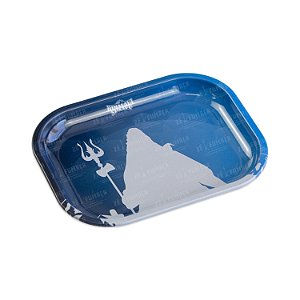 Bandeja De Metal Himalaya Spliff - Shiva Azul e Branco
