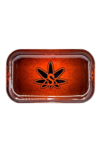 Bandeja de Metal Média Sadhu - Mix Laranja e Preto