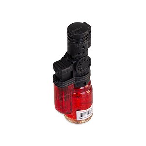 Isqueiro Maçarico Firestar Bico Móvel (1 Chama) - Vermelho Translúcido