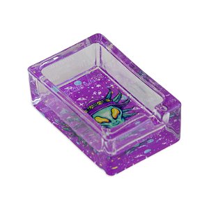 Cinzeiro de Vidro Retangular - Reggae Alien