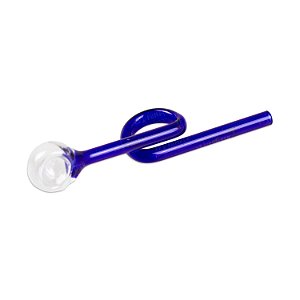 Pipe De Vidro Looping - Azul