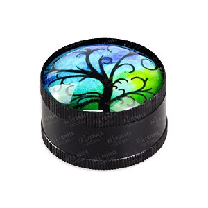 Dichavador de Metal Lente - Mix Verde e Azul