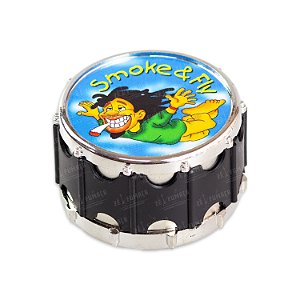 Dichavador De Metal Tambor Bob - Preto III