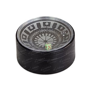 Dichavador de Metal Cassino - Preto