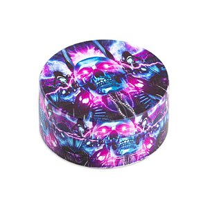 Dichavador de Metal Estampado Caveira- II