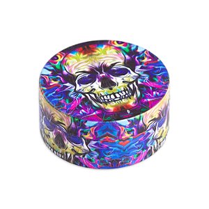 Dichavador de Metal Estampado Caveira- III