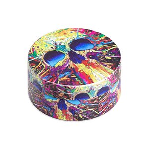 Dichavador de Metal Estampado Caveira- IV