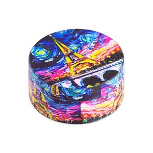 Dichavador de Metal Arte - Noite Estrelada Torre Eiffel