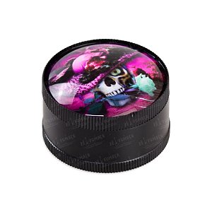 Dichavador de Metal 3D Skull - Rosa