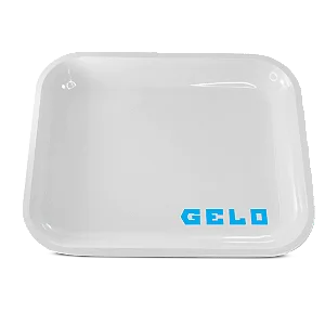 Bandeja de Metal Grande Gelo - Branco