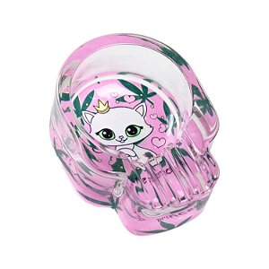Cinzeiro de Vidro Caveira - Littie Princess