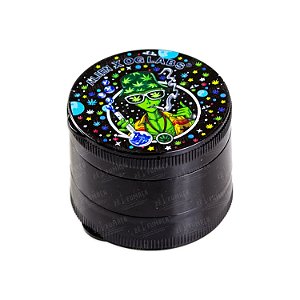 Dichavador de Plástico Alien X OG Labs Preto - Bong