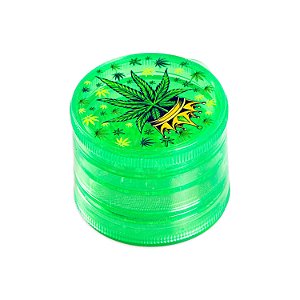 Dichavador de Plástico Skull Verde - Coroa