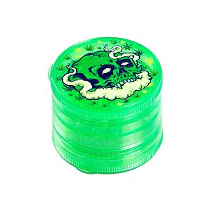 Dichavador de Plástico Skull Verde - Skull Smoking