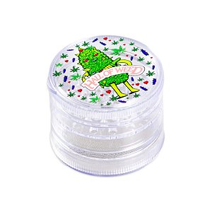 Dichavador de Plástico Hall Of Weed Transparente - Weed