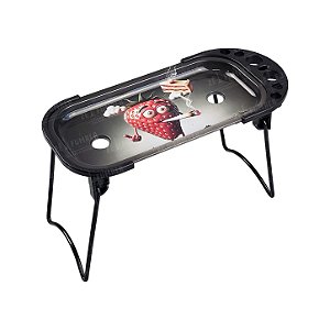 Bandeja De Metal Pequena Com Suporte Estampada - Morango