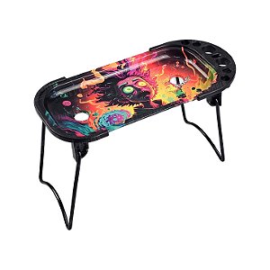 Bandeja De Metal Pequena Com Suporte Estampada - Cientista