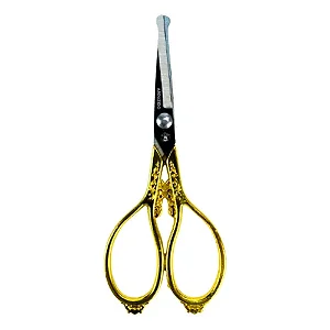 Tesoura Abduzido Ice Round (Sem Ponta) - Gold Black