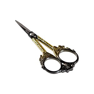 Tesoura Abduzido Butterfly - Dourado Black