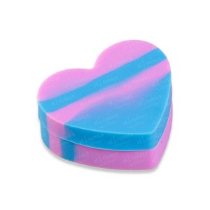 Slick Container Coração 17 ml - Rosa e Azul