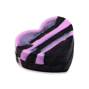 Slick Container Coração 17 ml - Rosa e Preto