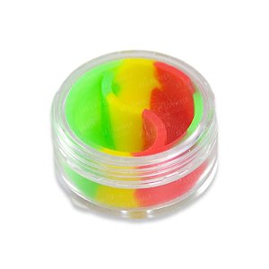 Slick Acrílico com Silicone e Divisória 10ml – Mix Verde, Amarelo e Vermelho