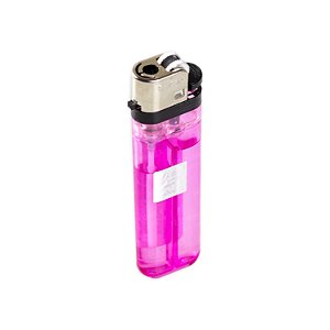 Isqueiro Maçarico Chama Colorido - Rosa