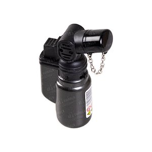 Isqueiro Maçarico WF Metalizado (2 Chama) - Preto