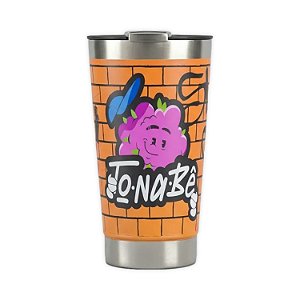 Copo Térmico 473ml Tampa/abridor Aço Inox Premium To Na Bê - Laranja
