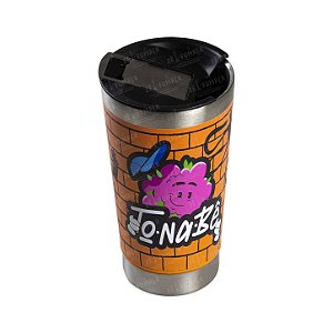 Copo Térmico 473ml Tampa/abridor Aço Inox Premium To Na Bê - Laranja