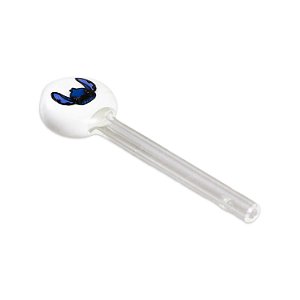 Piteira de Vidro Art 6 mm Stitch - Branco