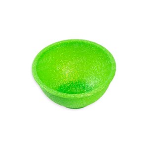 Mini Cuia de Silicone Glitter - Verde