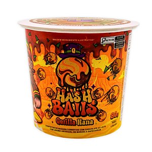 ChocoGrower Hash Balls Gorilla Nana – Confeito de Banana com Chocolate ao Leite 80g