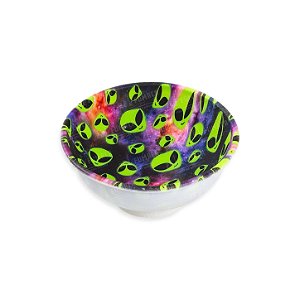 Cuia de Silicone Estampada - Aliens