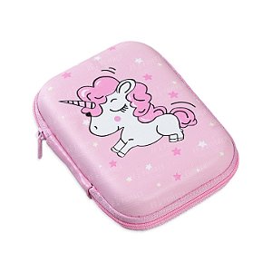 Mini Case Unicórnio - Rosa