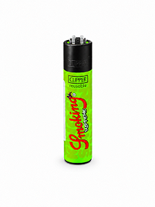 Isqueiro Clipper Grande Smoking - Supreme Verde