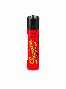 Isqueiro Clipper Grande Smoking - Supreme Vermelho