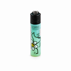 Isqueiro Micro Clipper Dancing Daisy - Azul