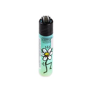Isqueiro Micro Clipper Dancing Daisy - Azul I