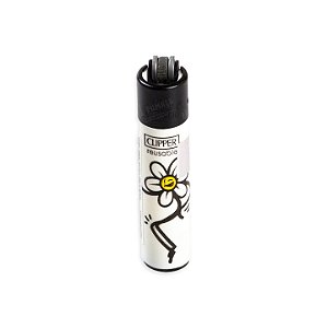 Isqueiro Micro Clipper Dancing Daisy - Branco I