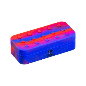 Slick Container De Silicone 34ml Na Boa - Rosa e Azul