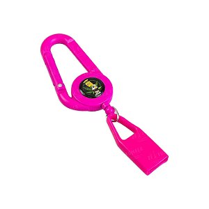 Porta Isqueiro com Chaveiro e Cordão Médio Rosa - Bart
