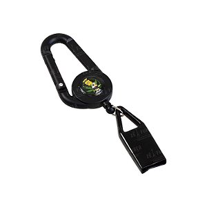 Porta Isqueiro com Chaveiro e Cordão Médio Preto - Bart